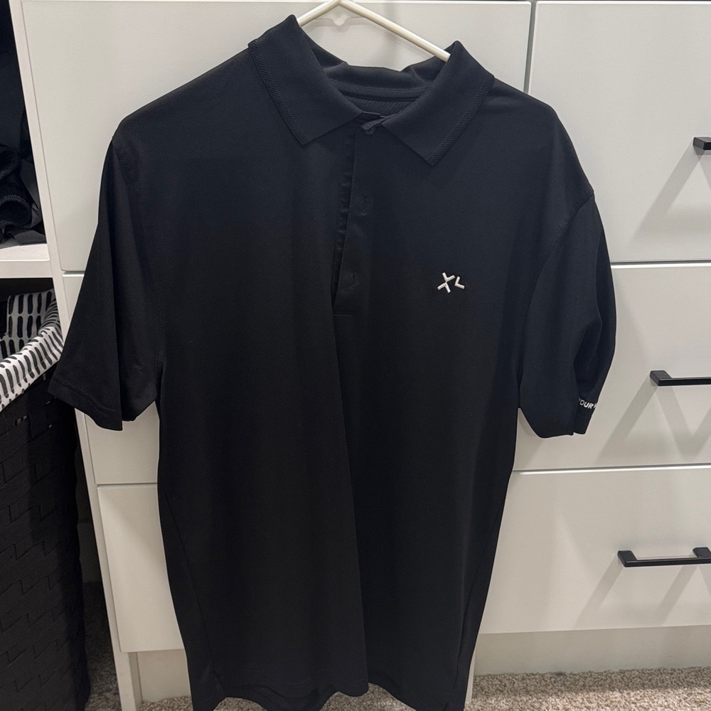 Greg Norman Collection Black Polo Shirt